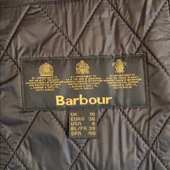 Barbour Wray Gilet Vest Size 6 Navy NWOT - Picture 3 of 4